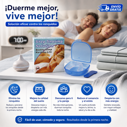 🌙 ANTI-RONQUIDOS PRO |✨Descanso Profundo, Natural y Sin Interrupciones😴💙